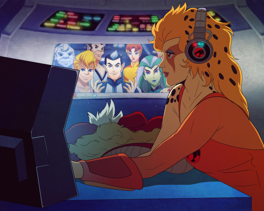 Lo-Fi Girl Thundercats Cheetara