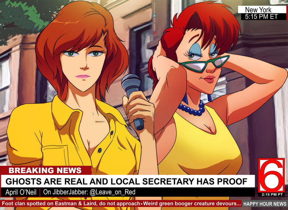 April O'Neil and Janine Melnitz